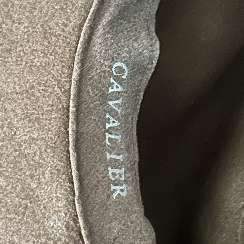 Vintage Brown Wool Cowboy Hat with Leather Band & Feather Accent - Picture 12 of 14